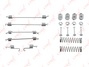 Ремкомплект для установки тормозных колодок барабанного тормоза LYNXauto BC-8090. Для: CITROEN Ситроен C-Elysee 12> / C2(JM) 03> / C3 I-III 02>/ C4 Cactus 19> / DS3 13-15, фото 1