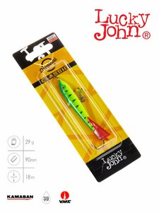 Балансир Lucky John CLASSIC 9 + тр. 90мм/36RT блистер, фото 7