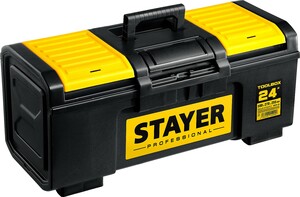 Пластиковый ящик для инструментов STAYER TOOLBOX-24 590 х 270 х 255 38167-24, фото 1