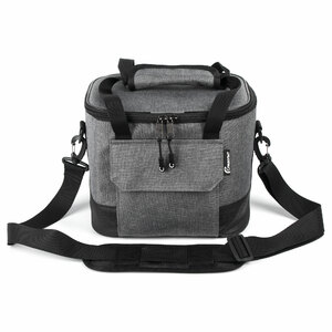 Сумка изотермическая СЛЕДОПЫТ Gray Line Pro, 13 л, цв. серый меланж, фото 4