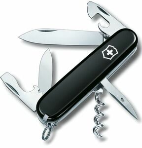 Нож Victorinox Spartan, 91 мм, 12 функций, черный, фото 1