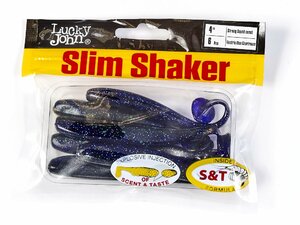 Виброхвосты съедоб. искусст. LJ Pro Series SLIM SHAKER 4in (10.00)/T52 6шт., фото 4