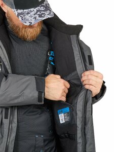 Костюм зимний плавающий Norfin APEX 2 LED 02 (серо-черный размер  M), фото 7