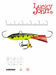 Балансир Lucky John CLASSIC 5 + тр. 50мм/31RT блистер, фото 3