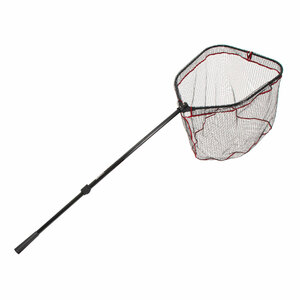 Подсачек складной телескопич. Namazu Pro NoKnot Net PVC, L-160 см, квадр.складной обод 60 см,PVC, фото 2
