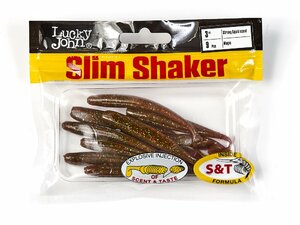 Виброхвосты съедоб. искусст. LJ Pro Series SLIM SHAKER 3in (07.60)/S14 9шт., фото 4