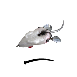 Мышь-незацепляйка Namazu MOUSE с лепестками, 76 мм, 26 г, цвет 17, крючок-двойник YR Hooks (BN) #2/0, фото 5