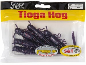 Виброхвосты съедоб. искусст. LJ Pro Series TIOGA HOG 4.5in (11.40)/S63 5шт., фото 4