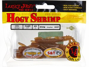 Виброхвосты съедоб. искусст. LJ Pro Series HOGY SHRIMP 3.5in (08.90)/S18 5шт., фото 4