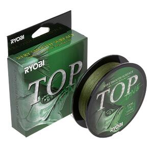 Шнур TOP PE4X-120M 0.4/d-0.105mm Dark green Ryobi, фото 2