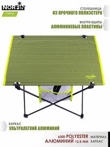 Стол складной Norfin LUOMA COMPACT NF Alu 57x45, фото 9