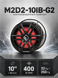 Сабвуфер влагозащищенный Rockford Fosgate M2D2-10IB-G2