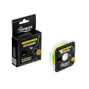 Леска MONOPOWER SPINNING 0,35mm/100m F.Yellow Nylon (PR-MS-Y-035-100) Premier Fishing (0), фото 2