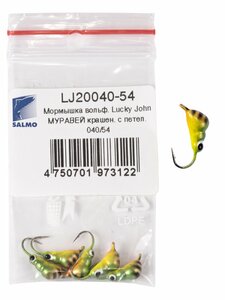 Мормышка вольфрамовая Lucky John МУРАВЕЙ крашеная с петелькой 040/54, фото 3