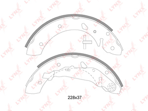 Колодки тормозные задние LYNXauto BS-7525. Для: TOYOTA Avensis(T22) 1.6-2.0D 97-03, фото 1