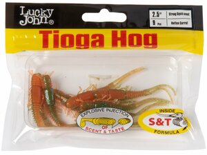 Виброхвосты съедоб. искусст. LJ Pro Series TIOGA HOG 2.5in (06.35)/T56 9шт., фото 4