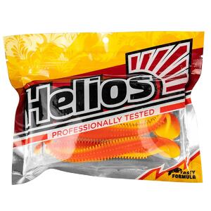 Виброхвост Shaggy 5,12"/13 см Orange & Yellow 5шт. (HS-18-015) Helios, фото 2