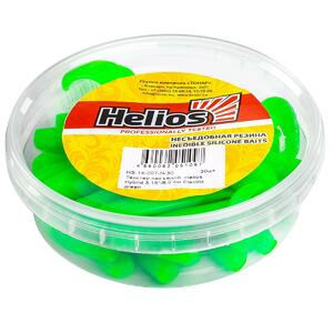 Твистер несъедоб. Hybrid 3,15"/8,0 см Electric green 30шт. (HS-14-007-N-30) Helios (0), фото 2