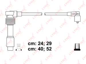 Провода высоковольтные LYNXauto SPC1814. Для: CHEVROLET Captiva 2.4 06> / Evanda 2.0 05> / Lacetti 1.8 05> / Rezzo 2.0 05>, OPEL Antara 2.4 06> / Astra F/G 1.8-2.0 93> / Omega B 2.0 94> / Vectra A/B 1.8-2.0 92>, фото 1