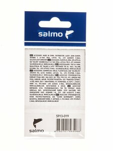 Коннекторы для повод. с вертлюг. Salmo 19кг 5шт., фото 4