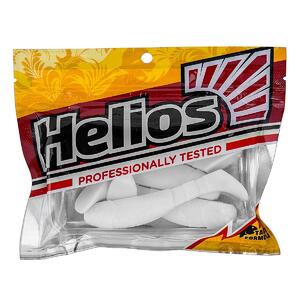 Виброхвост Chubby 3,55"/9 см White 5шт. (HS-4-001) Helios, фото 3