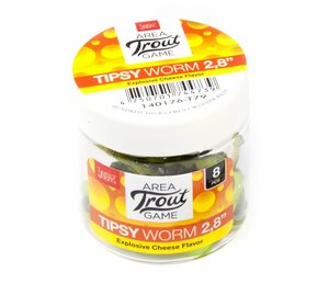 Слаги съедобные искусственные LJ Pro Series TIPSY WORM 2,3in (05.84)/T79 12шт., фото 4
