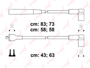 Провода высоковольтные LYNXauto SPC3004. Для: FORD Sierra I-II 1.6-2.0 82>, фото 1