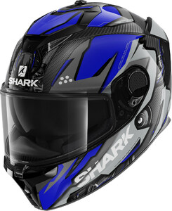 Шлем Shark SPARTAN GT CARBON URIKAN Black/Blue M, фото 1