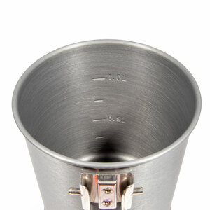 Кастрюля походная с радиатором СЛЕДОПЫТ - FORZA, 1 л, анодир. алюм./24/, фото 4