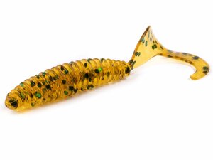 Твистеры съедоб. искусст. LJ Pro Series ULTRAWORM CURLY 4,0in (10.16)/PA19 5шт., фото 2