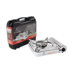 Плита настольная газовая СЛЕДОПЫТ DeluxE, (с подогревом) нерж. сталь, фото 10