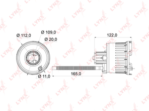 Фильтр топливный погружной LYNXauto LF-964M. Для: MAZDA 3(BK) 1.6 06-09, фото 1