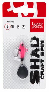 Тейл-спиннер Lucky John SHAD CRAFT SPIN 07.0г 021 в блистере, фото 3