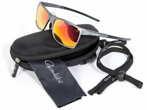 Очки поляризационные Gamakatsu G-Glasses Alu GREY RED MIRROR, фото 4