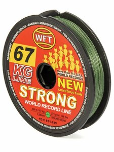 Шнур плетёный WFT KG STRONG Green 250/039, фото 3