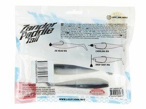 Виброхвосты LJ 3D Series Zander Paddle Tail 4.8in (12.00)/Z01 4шт., фото 5