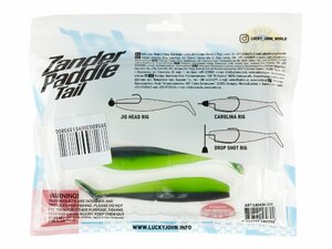 Виброхвосты LJ 3D Series Zander Paddle Tail 4.8in (12.00)/Z04 4шт., фото 5