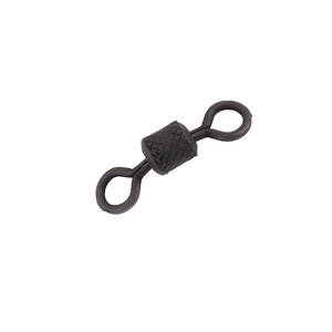 Вертлюг Namazu Pro ROLLING RIBBED SWIVEL, латунь, цв. Carbon, р. 3, test-35 кг (уп. 10 шт.), фото 5