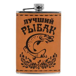 Набор Лучший рыбак (фляжка 270 мл + 4 стопки+воронка) (HS-TZ95-N) Helios, фото 4
