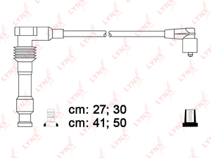 Провода высоковольтные LYNXauto SPC5916. Для: OPEL Vectra A 2.0 94-95 / Astra 1.8-2.0 94-98 / Vectra B 1.8-2.0 95-00 / Zafira 1.8-2.2 99> / Omega B 2.0 94-99, фото 1