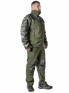 Костюм флис. Norfin BERINGS CAMO Green 01 р.S, фото 4