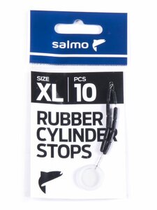 Стопоры резин. Salmo RUBBER CYLINDER STOPS р.004XL 10шт., фото 3