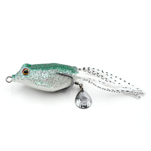 Лягушка-незацепляйка Namazu FROG с лепестком, 55 мм, 10 г, цвет 03, крючок-двойник YR Hooks (BN) #1/, фото 2