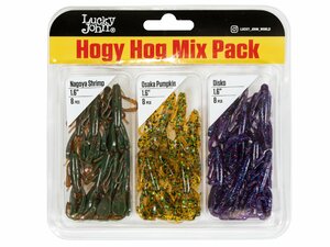 Твистеры съедоб. искусст. LJ Pro Series HOGY HOG 1.6in (04.10)/MIX1 24шт., фото 2