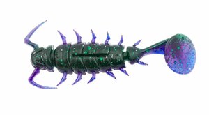 Виброхвосты съедобные искусственные LJ Pro Series ALIEN BUG 2,5in (06,35)/T52 7шт., фото 3