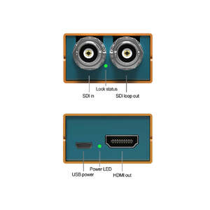 Конвертер AVMATRIX Mini SC1112 преобразования 3G-SDI в HDMI, фото 6
