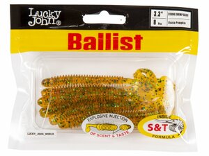 Твистеры съедобные LJ Pro Series BALLIST 3.3in (08.40)/PA19 8шт., фото 4
