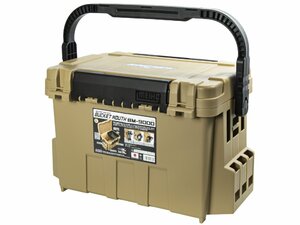 Ящик рыболовный Meiho BUCKET MOUTH BM-9000 Yellow 540x340x350, фото 2