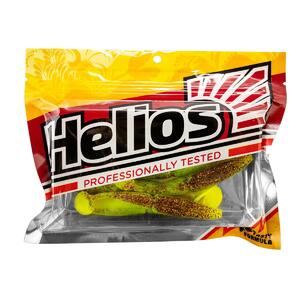 Виброхвост Guru 4,0"/10,16 см Golden Lime 7шт. (HS-30-048) Helios, фото 2