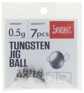 Груз-головки LJ Pro Series TUNGSTEN JIG BALL вольф. разбор. 000,5г 7шт., фото 3